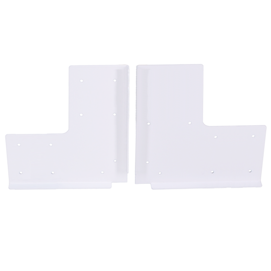 SOUBER TOOLS UPVC Corner Weld Repair Plate 200mm x 200mm (1 Pair) 73mm Depth White - Click Image to Close