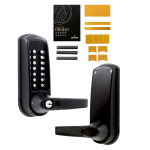 CODELOCKS CL0610 Marine Grade Digital Lock With Tubular Latch CL0610 Without Passage Set With Fire Kit