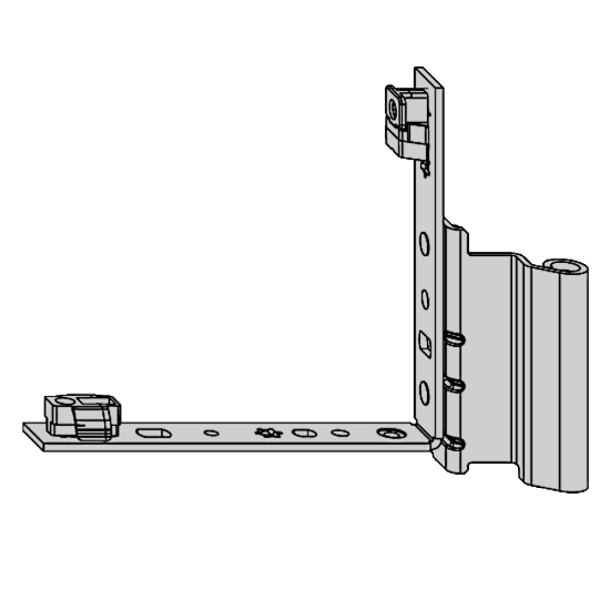 MACO TBT Rebated Corner Support 12/20-13 To Suit 13mm Eurogroove UPVC 54893 Left Hand - Click Image to Close