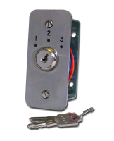 ASEC Three Position Key Switch Numbered `1`, `2` & `3`