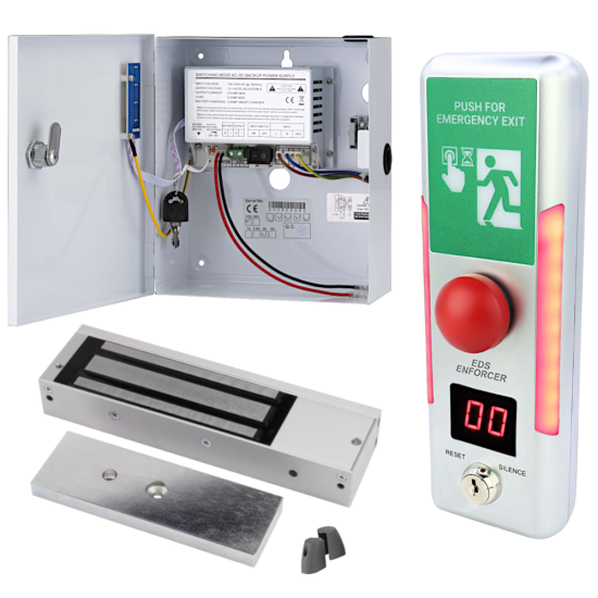 ICS EDS-ENFORCER Escape Door System With PSU & Standard Magnet Monitored 1 x Standard Magnet - Click Image to Close