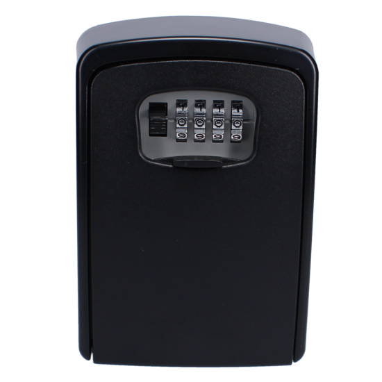 ASEC 4 Wheel Extra Large Combination Key Safe Black - Click Image to Close