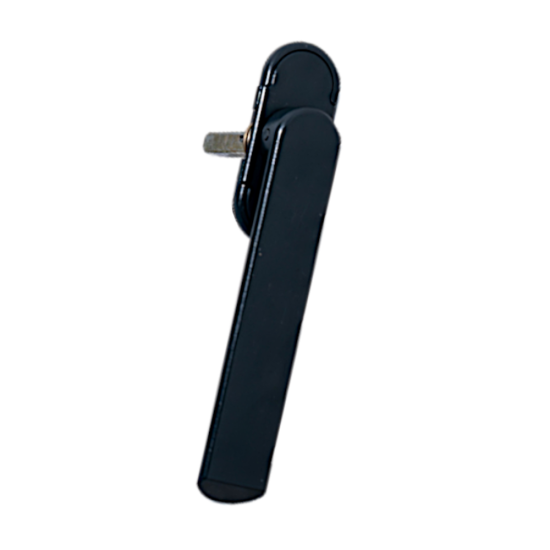 DEBAR Velte Bi-Fold Door Handle Non Locking Black - Click Image to Close