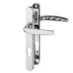 HOPPE Atlanta 92mm Lever/Lever Narrow Backplate Door Handle M1530M/3829N 92mm Centres Polished Chrome