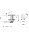 342 Polyamide Triangle Spanner Lock 18mm