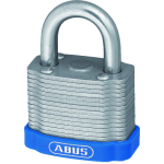 ABUS 41 Series Eterna Laminated Steel Open Shackle Padlock 44mm Twin Pack 41/40 Visi