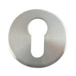 ASEC Stainless Steel Escutcheon 5mm SS Euro