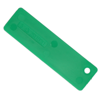 ALDRIDGE Flat Glazing Packers 100mm Length x 28mm Width (1000 PACK) 1mm Depth (Green)