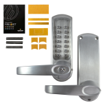 CODELOCKS CL610 Series Digital Lock With Tubular Latch CL615 With Passage Set And Fire Kit