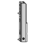 MACO TBT Corner Support 52478 With 3mm Positioning Pin To Suit UPVC Silver