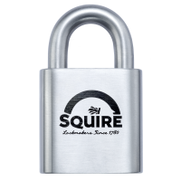 SQUIRE ST65S 65mm Stainless Steel Stronghold Padlock Open Shackle KD Carded