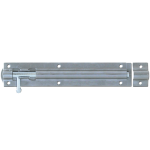 ASEC Zinc Plated Straight Tower Bolt Zinc Plated - 200mm