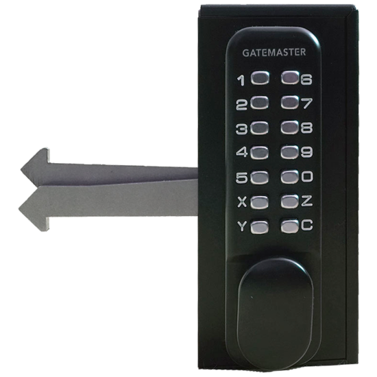 GATEMASTER SGLDS Single Sided Sliding Digital Gate Lock 60mm Frame Right Hand SGLDS60R - Click Image to Close