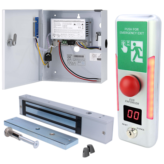 ICS EDS-ENFORCER Escape Door System With PSU & Mini Magnet Monitored 1 x Mini Magnet - Click Image to Close