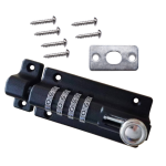 ASEC Combination Tower Bolt Black 4 Wheel Combination