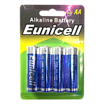 EUNICELL AA 1.5V Alkaline Batteries (4 PER CARD) AA