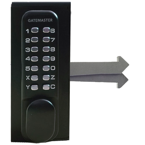 GATEMASTER SGLDS Single Sided Sliding Digital Gate Lock 40mm Frame Left Hand SGLDS40L - Click Image to Close