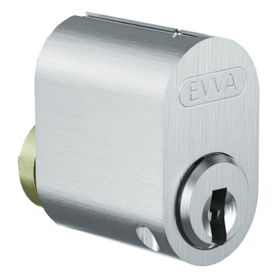 EVVA ICS SKA External Scandinavian Oval Cylinder Keyed To Differ 003EI NP KD - Click Image to Close