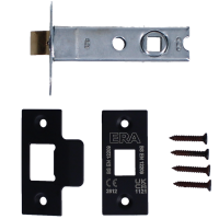 ERA 1880 & 1894 CE Tubular Latch 75mm Black (Matt)