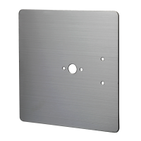 ASEC Stainless Steel Cubicle Retro-Fit Plate To Cover Fixing Holes Stainless Steel