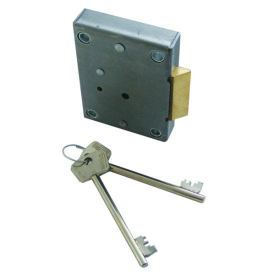 L&F 2802/S 7 Lever Safe Lock - Slam Lock - Click Image to Close