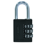 ABUS 144/30 Combination Padlock 30mm Body Black