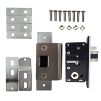 BORG LOCKS S203 Aluminium Latch 28mm Backset To Suit BL2000/BL4400 Series LH With Fixing Kit