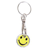 ASEC Trolley Token Key Ring Smiley Face