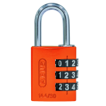 ABUS 144/30 Combination Padlock 30mm Body Orange