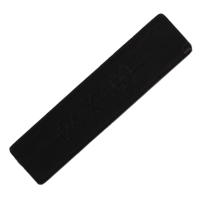 ALDRIDGE Flat Glazing Packers 100mm Length x 24mm Width (1000 PACK) 2mm Depth (Black)