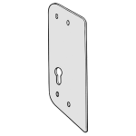 KICKSTOP AT1 Anti-Thrust Plate To Suit Deadlocks AT1 EU Euro Keyway Satin Silver