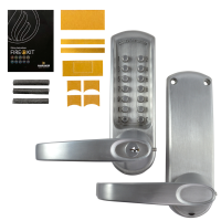 CODELOCKS CL610 Series Digital Lock With Tubular Latch CL615 With Passage Set And Fire Kit