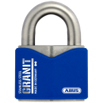 ABUS 37ST/55 Granit Stainless Steel Marine Open Shackle Padlock Standard Profile KD