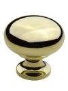 K-12 32mm Classic Kitchen Knob Polished Brass Finish