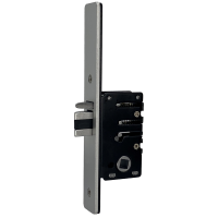 BORG LOCKS S505 AR Aluminium Latch Long Forend 28mm Backset To Suit BL5000 Series LH Latch Only