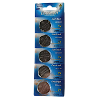 EUNICELL 3V CR2430 Button Cell Battery (5 PER CARD) CR2430