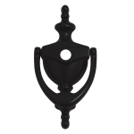 AVOCET Door Knocker Cut For Viewer Black