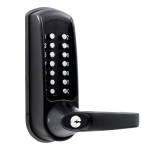 CODELOCKS CL0600 Marine Grade Digital Lock Front Only To Suit Panic Latch Black