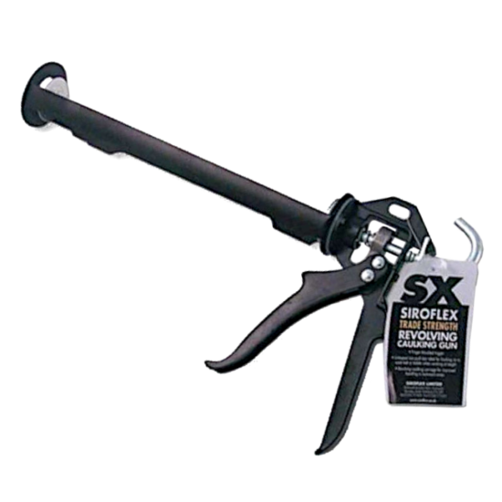 RODO Revolving Caulk Gun Heavy Duty Black - Click Image to Close