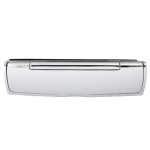 HOPPE Suited 310mm Letter Plate With Sprung Sleeve AR708A Polished Chrome 87143400