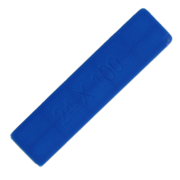 ALDRIDGE Flat Glazing Packers 100mm Length x 24mm Width (1000 PACK) 5mm Depth (Blue)