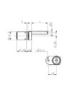 708-RKB Single Flange Pedestal Lock