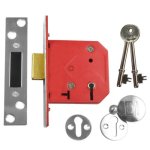 UNION 2101 5 Lever Deadlock 75mm SC KD Visi