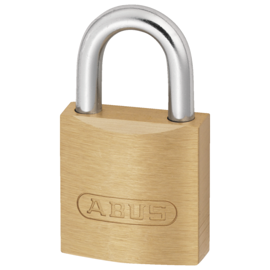 ABUS 713 Series Brass Open Shackle Padlock 20mm KD - Click Image to Close