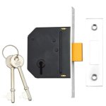 UNION J-ES-DL Essential 3 Lever Deadlock 64mm CP KD Bagged