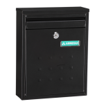 ARREGUI Dime Mailbox Black