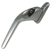ASEC Offset Window Handle LH Silver