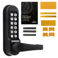 CL0510 Marine By Codelocks Digital Lock Black - CL0515 With Passage Set And Fire Kit