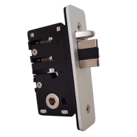 BORG LOCKS S203 Aluminium Latch 28mm Backset To Suit BL2000/BL4400 Series RH Latch Only