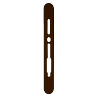 SASHSTOP Torchguard Door Handle Protector Discreet XL 384mm x 40mm Long Above/Below Brown 234706